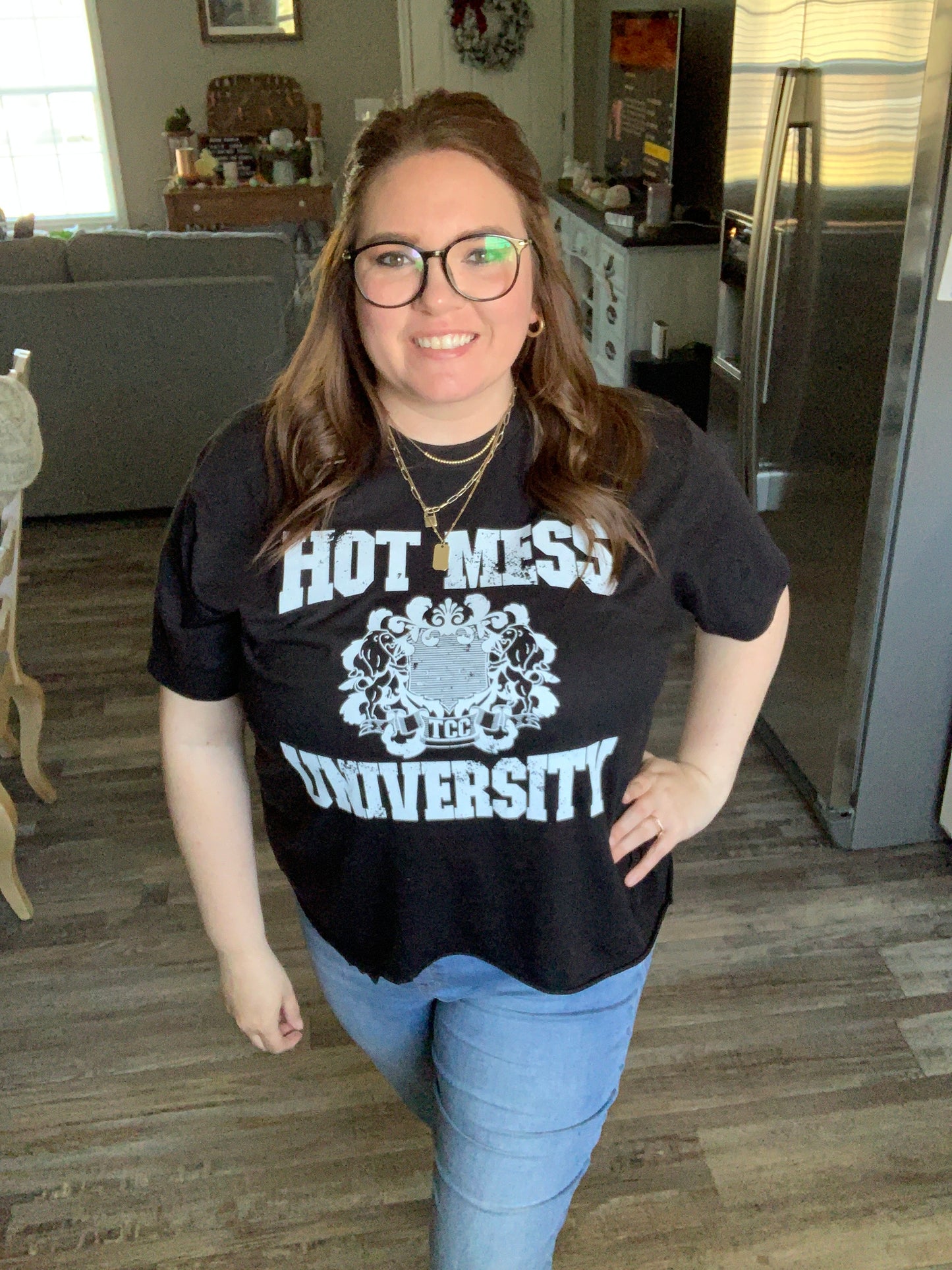 Hot Mess University Tee